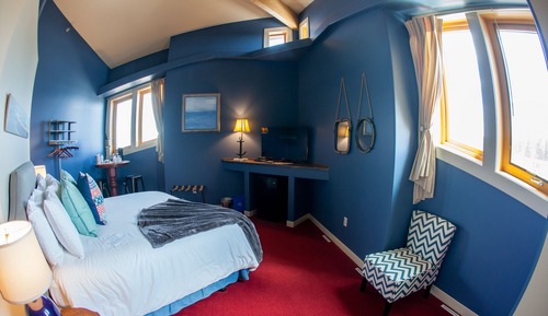 Suite estudio de diseño, 1 cama de matrimonio grande, no fumadores (5 Captains Quarters)