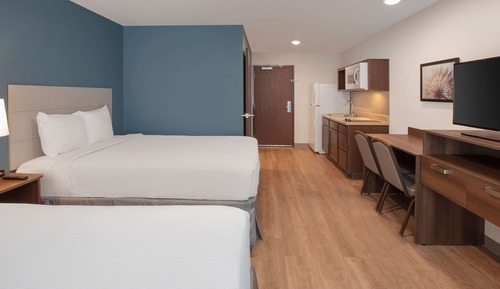 Estudio estándar, 2 camas de matrimonio, cocina