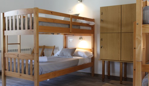 Dormitorio compartido, 1 habitación (4 literas)