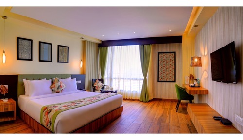 Habitación Deluxe doble, 1 cama de matrimonio grande, accesible para personas con discapacidad