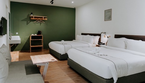 Habitación familiar, 2 camas de matrimonio