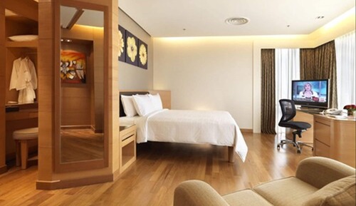 Habitación, 1 cama de matrimonio grande, vistas a la ciudad