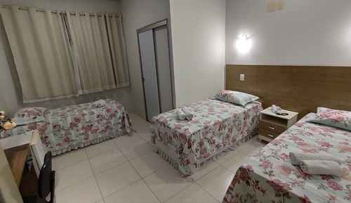 Habitación con 1 cama doble o 2 individuales