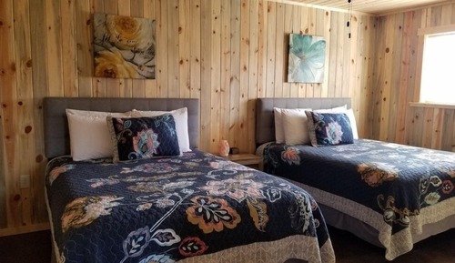 Cabaña, 2 camas de matrimonio