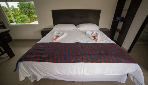 Estudio, 1 cama de matrimonio grande, vistas a la montaña