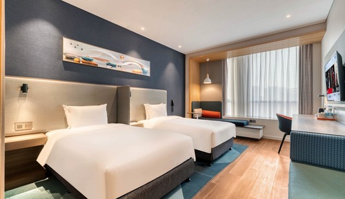 Habitación estándar, 2 camas individuales, vistas a la ciudad