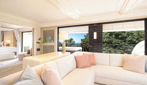 Suite, varias camas, vistas a la playa (Ruby)