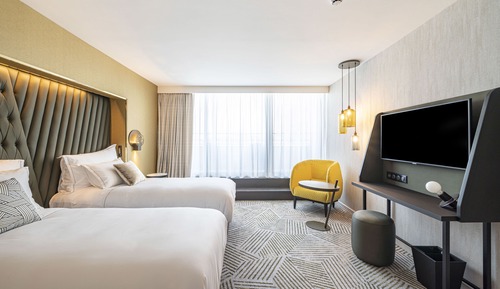 Suite junior, 2 camas individuales, balcón, con vistas
