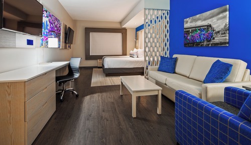 Estudio estándar, 1 cama de matrimonio grande, no fumadores, frigorífico y microondas (with Sofabed)