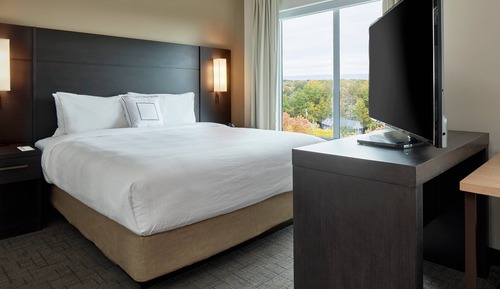 Estudio, 1 cama de matrimonio grande con sofá cama