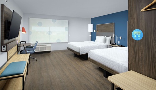 Habitación, 2 camas de matrimonio, accesible para personas con discapacidad (Hearing)