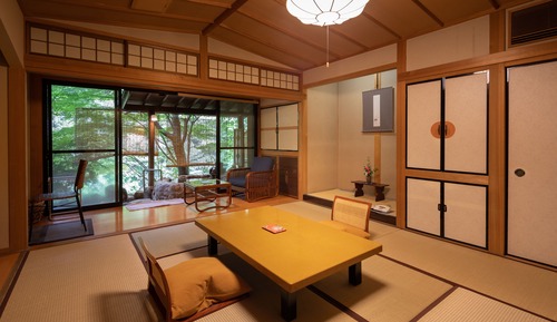 Habitación tradicional, fumadores (Japan Style A with Pvt Open-air Bath)