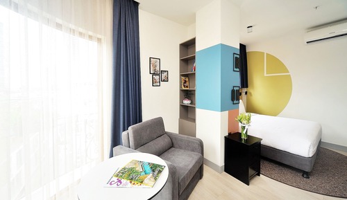 Habitación estándar doble, 1 habitación, vistas a la ciudad