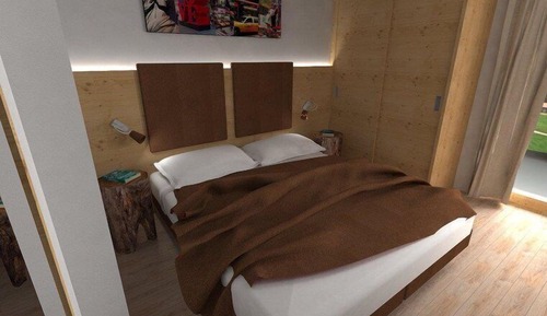 Apartamento estándar, 1 habitación, balcón, vistas al valle
