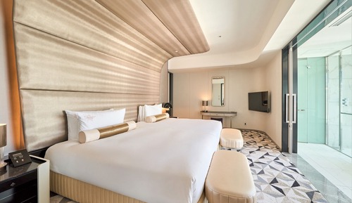 Suite ejecutiva, 2 habitaciones, no fumadores, vistas al puerto (Twin)