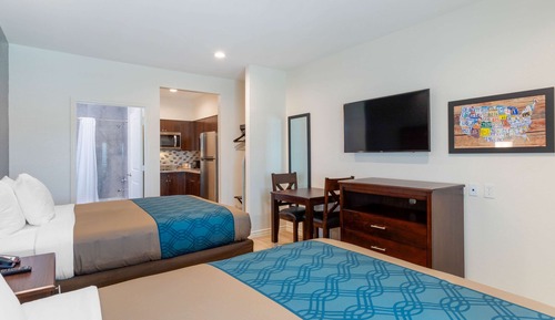 Habitación, 2 camas de matrimonio, accesible para personas con discapacidad, no fumadores