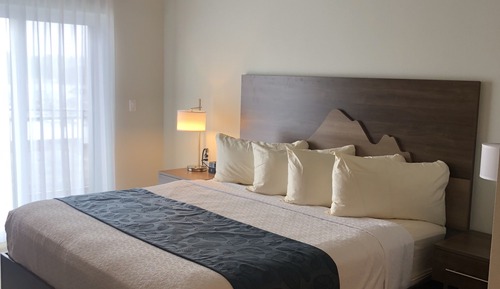 Habitación, 1 cama de matrimonio grande con sofá cama, vistas al mar
