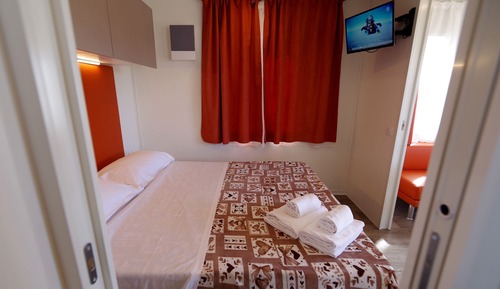 Casa móvil Deluxe, 1 cama de matrimonio grande