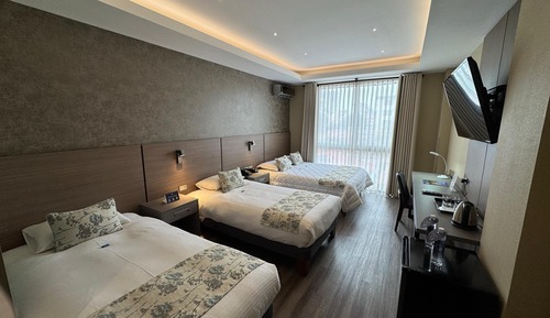 Habitación triple familiar, vistas a la ciudad