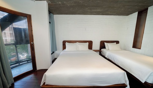 Habitación triple de diseño