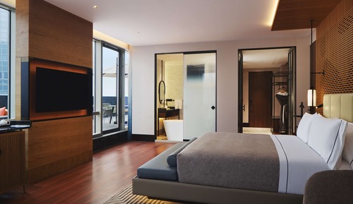 Habitación Deluxe, 1 cama de matrimonio grande, terraza, vistas al lago