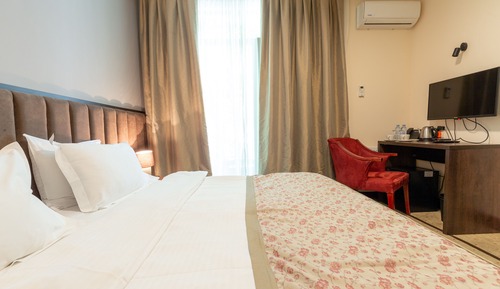 Habitación Deluxe doble, balcón, vistas al jardín