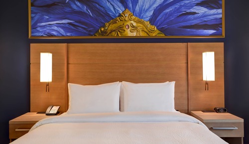 Estudio, 1 cama de matrimonio grande, no fumadores, vistas a la ciudad (Hearing Accessible)