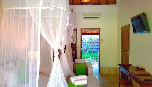 Habitación estándar con 2 camas individuales, patio