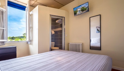 Habitación básica doble, baño privado