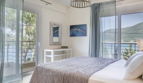 Suite presidencial, 3 habitaciones, vistas al mar (Ammos)