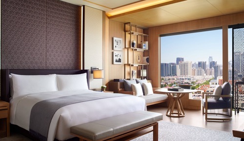 Habitación, 1 cama de matrimonio grande, no fumadores, vistas a la ciudad