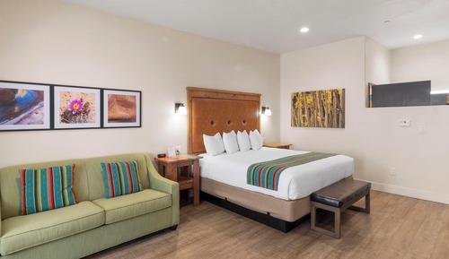 Habitación Deluxe, 1 cama de matrimonio grande con sofá cama