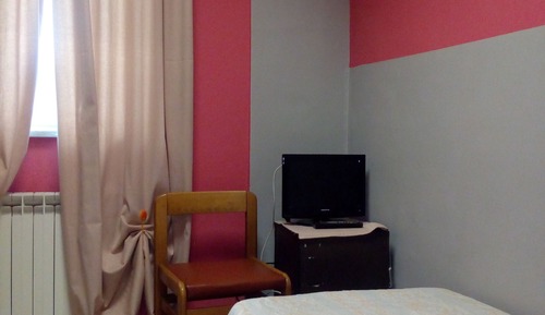 Habitación individual, baño compartido