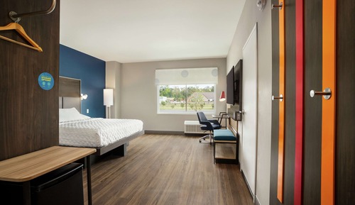 Habitación, 1 cama de matrimonio grande, accesible para personas con discapacidad, bañera