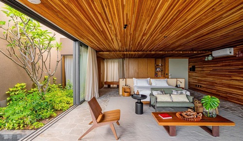Bungalow presidencial, sauna (Vila Nordestina Carmel)