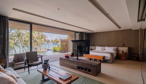 Villa Premium, piscina privada, vistas al mar (Vila Pássaro)