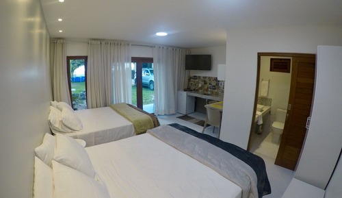 Habitación cuádruple familiar, 1 habitación, vistas a la playa