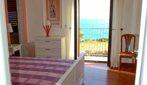 Habitación Deluxe doble, 1 cama de matrimonio, vistas al mar