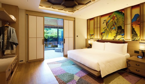 Suite, 1 cama de matrimonio grande (Private Hot Spring)