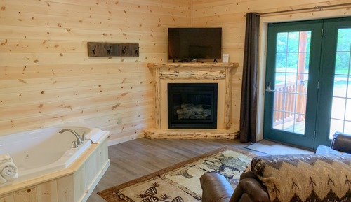 Apartamento, 1 habitación, bañera de hidromasaje, vistas al lago