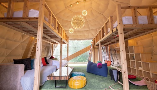 Tienda familiar (Dome, 8m, 4~6 People)