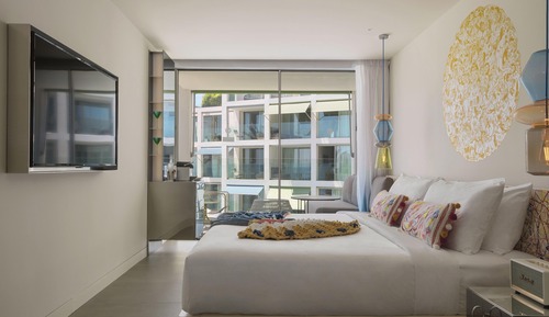 Habitación familiar, 1 cama doble, no fumadores, vistas al mar (Balcony)