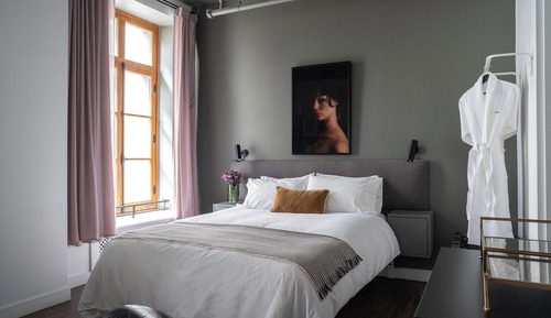 Estudio Deluxe, 1 cama de matrimonio con sofá cama (202)