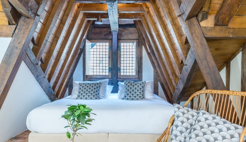 Habitación Confort doble, baño privado (Le nid)