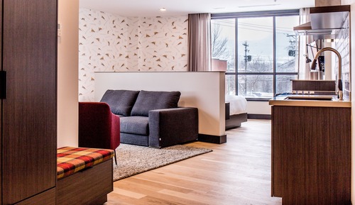 Suite estudio ejecutiva, 1 cama de matrimonio grande con sofá cama