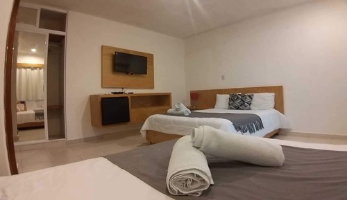 Habitación Deluxe, 2 camas dobles, vistas al mar