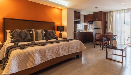 Suite estudio, vistas a la ciudad