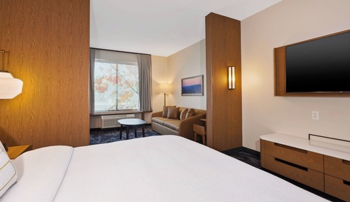 Suite, 1 cama de matrimonio grande con sofá cama