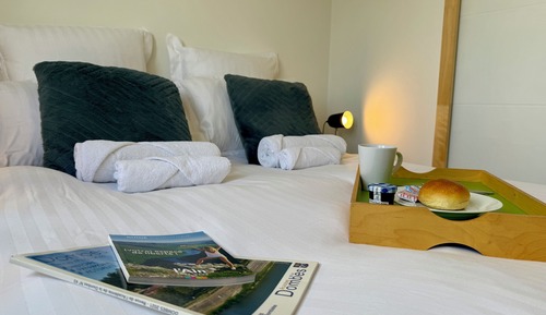 Habitación superior con 1 cama doble o 2 individuales, baño privado, vistas a la ciudad (Bugey)