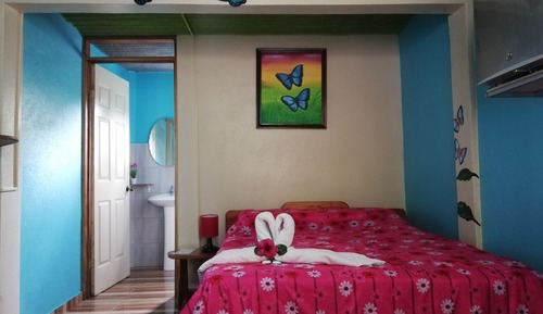 Cabaña, 1 cama de matrimonio